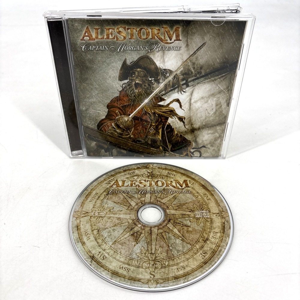 Alestorm Captain Morgan's Revenge CD Pirate Metal RARE‎ Gloryhammer